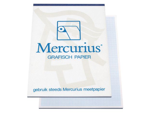Mercurius A3 Millimeterpapier, 80 g/m², Blauw