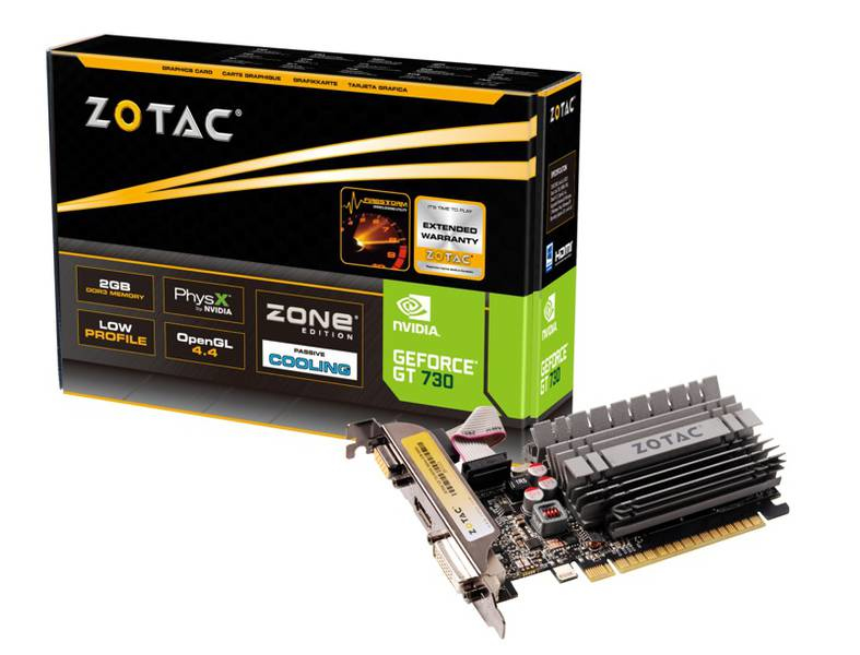  GeForce GT 730 2048MB Zone Edition