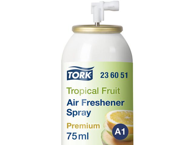 A1 Luchtverfrisser Spray met Tropische Fruitgeur, Navulling, 75 ml