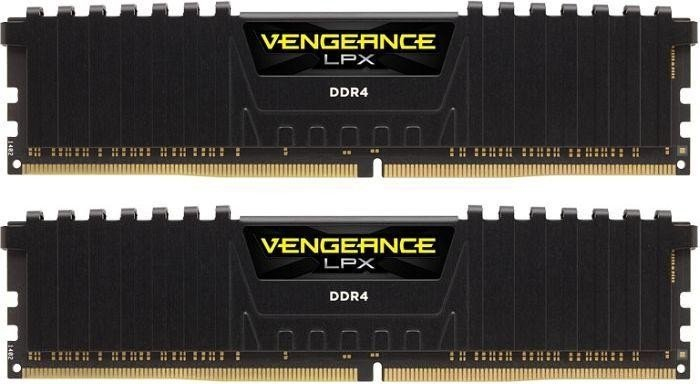DDR4 2400MHz 8GB 2 x 288 DIMM Unbuffered 14-16-16-31 Vengeance LPX Black Heat spreader 1.20V