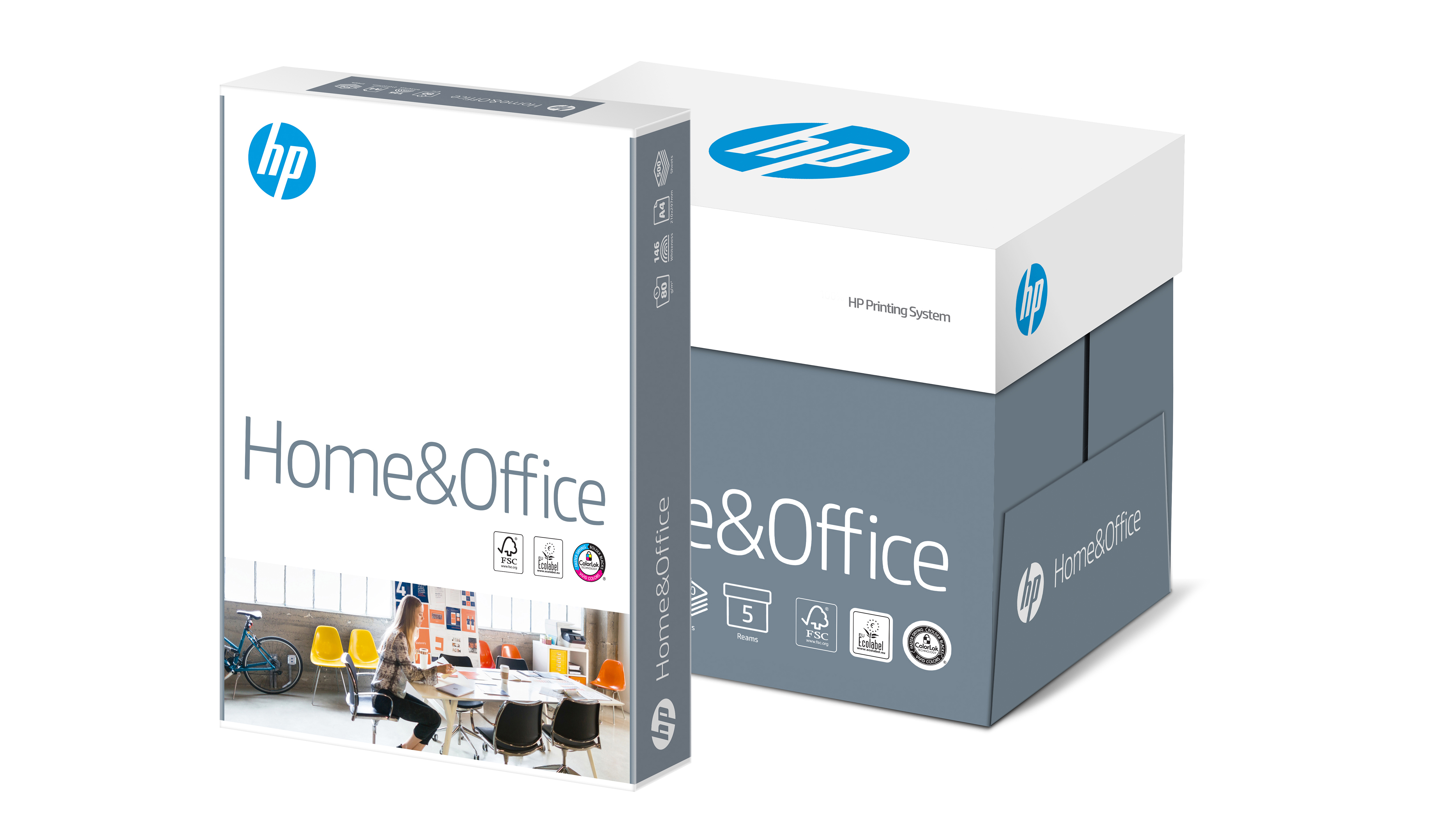 Home & Office Papier, A4, 80 g/m², Wit