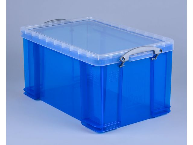 Stapelbare Opbergbox, 48 liter, 600 x 400 x 315 mm, Blauw