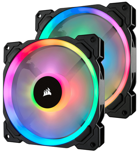 LL140 RGB  2 Fan Pack  With Lighting Node PRO