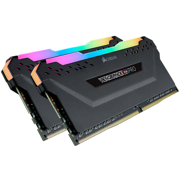 VENGEANCE RGB PRO 16GB (2x8GB) DDR4 3000 (PC4-24000) C15 Desktop memory . Black