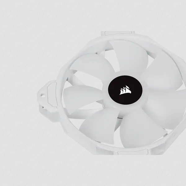 SP Series  White SP120 RGB ELITE  120mmRGB LED Fan with AirGuide  Single Pack