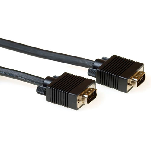 3 meter High Performance VGA kabel male-male zwart - PolyBag