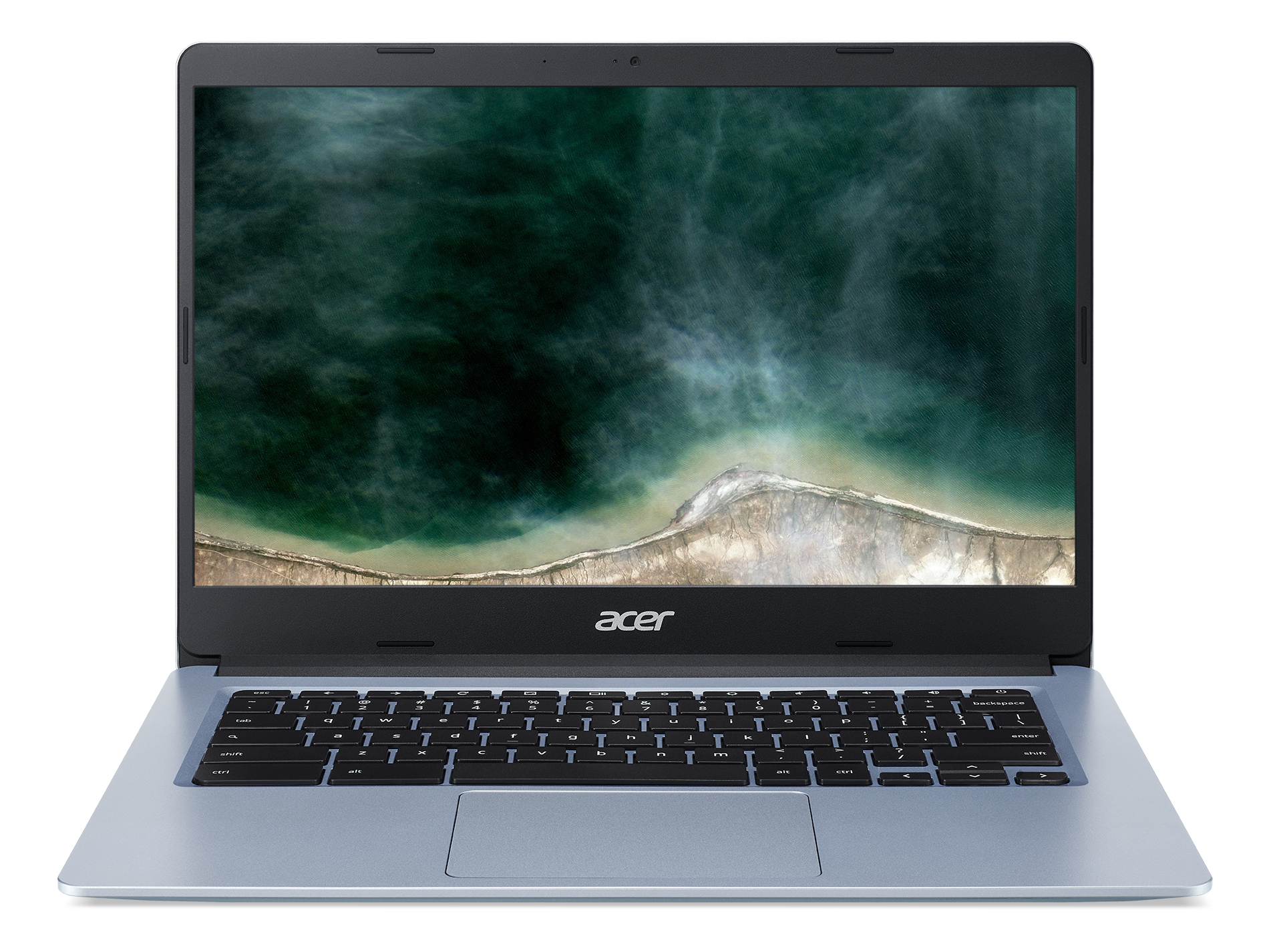 Chromebook CB314-1HT-C80L 35,6 cm (14") Touchscreen Full HD Intel® Celeron® 4 GB LPDDR4-SDRAM 32 GB Flash Wi-Fi 5 (802.11ac) Chrome OS Zilver