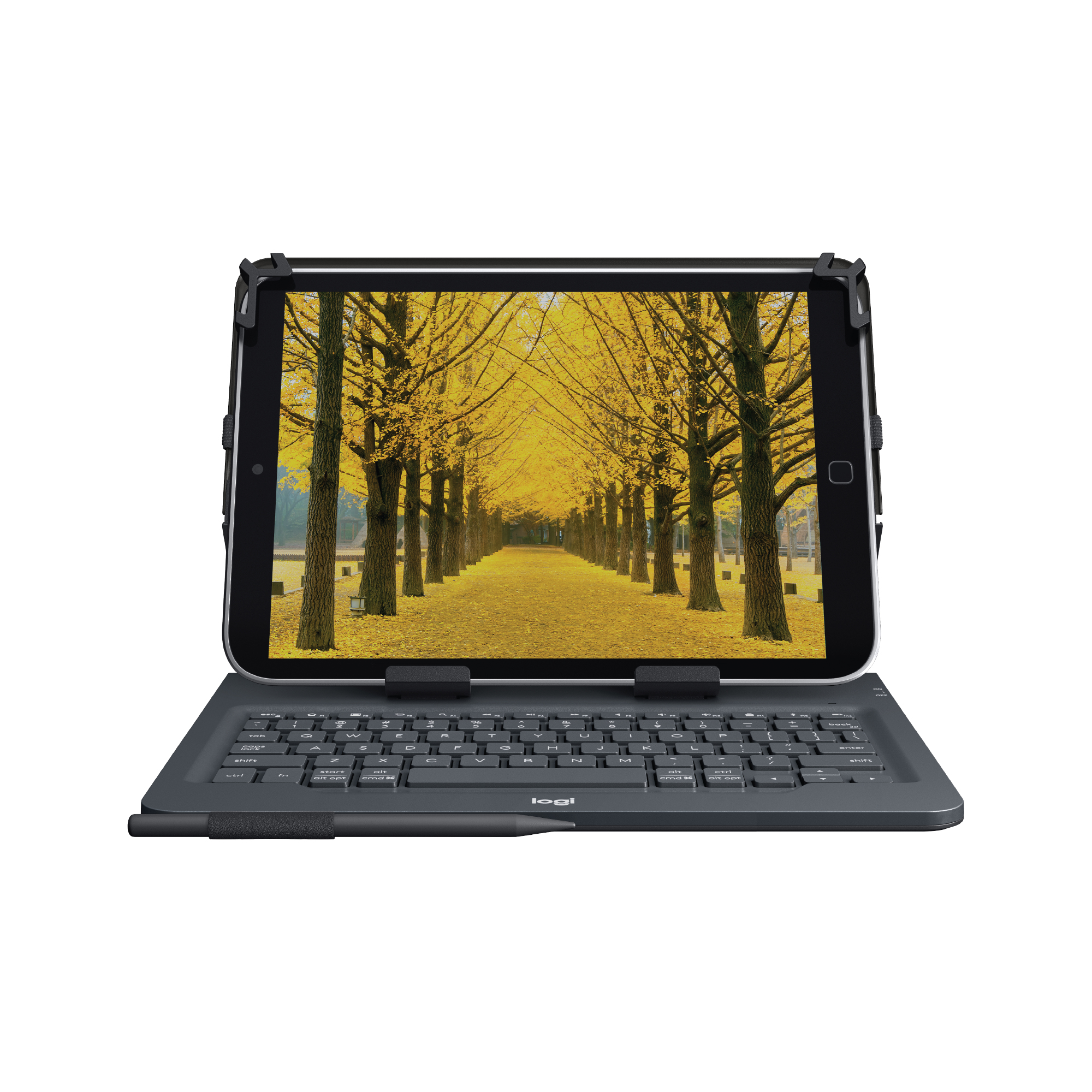 LOGITECH Universal Folio with integrated keyboard for 23 - 25,5cm / 9-10 inch tablets (UK) INTNL