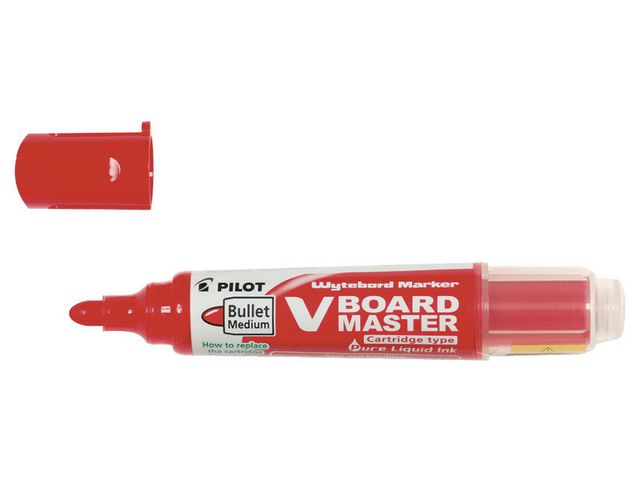 V-Board Master Whiteboardmarker Rond 6 mm Rood