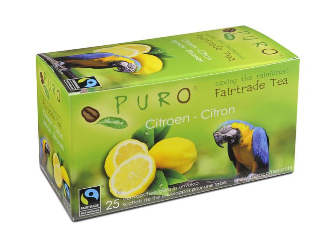 Fairtrade Theezakjes, Citroen