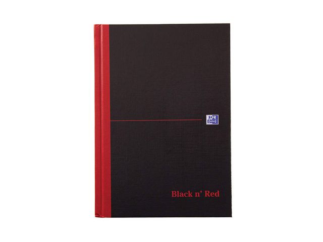 Black n' Red Notitieboek A5, Gelinieerd, Zwart