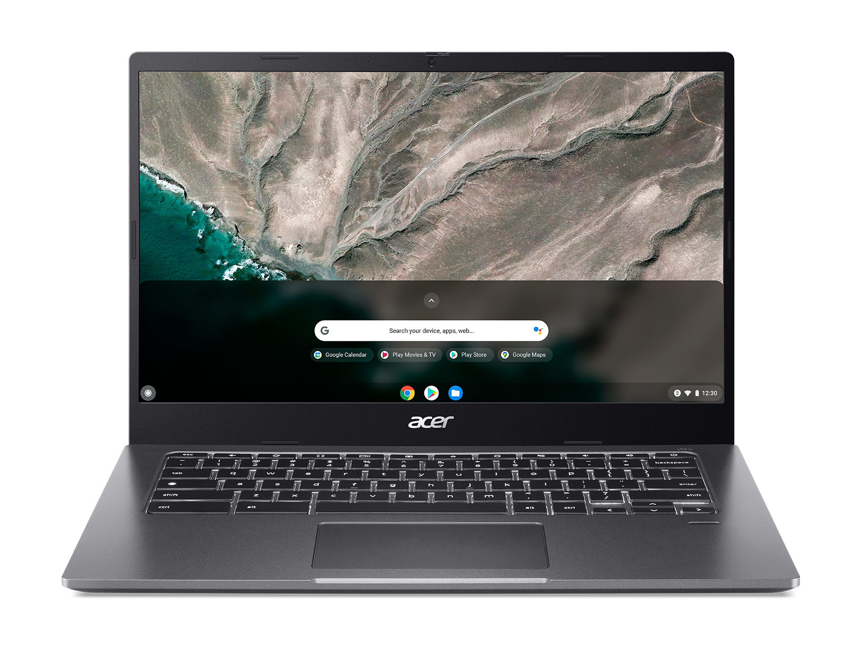 Chromebook 514 CB514-1WT-352M 35,6 cm (14") Touchscreen Full HD Intel® Core™ i3 8 GB LPDDR4x-SDRAM 128 GB SSD Wi-Fi 6 (802.11ax) Chrome OS Grijs