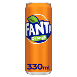 Orange Frisdrank Blik 0,33 L stg.