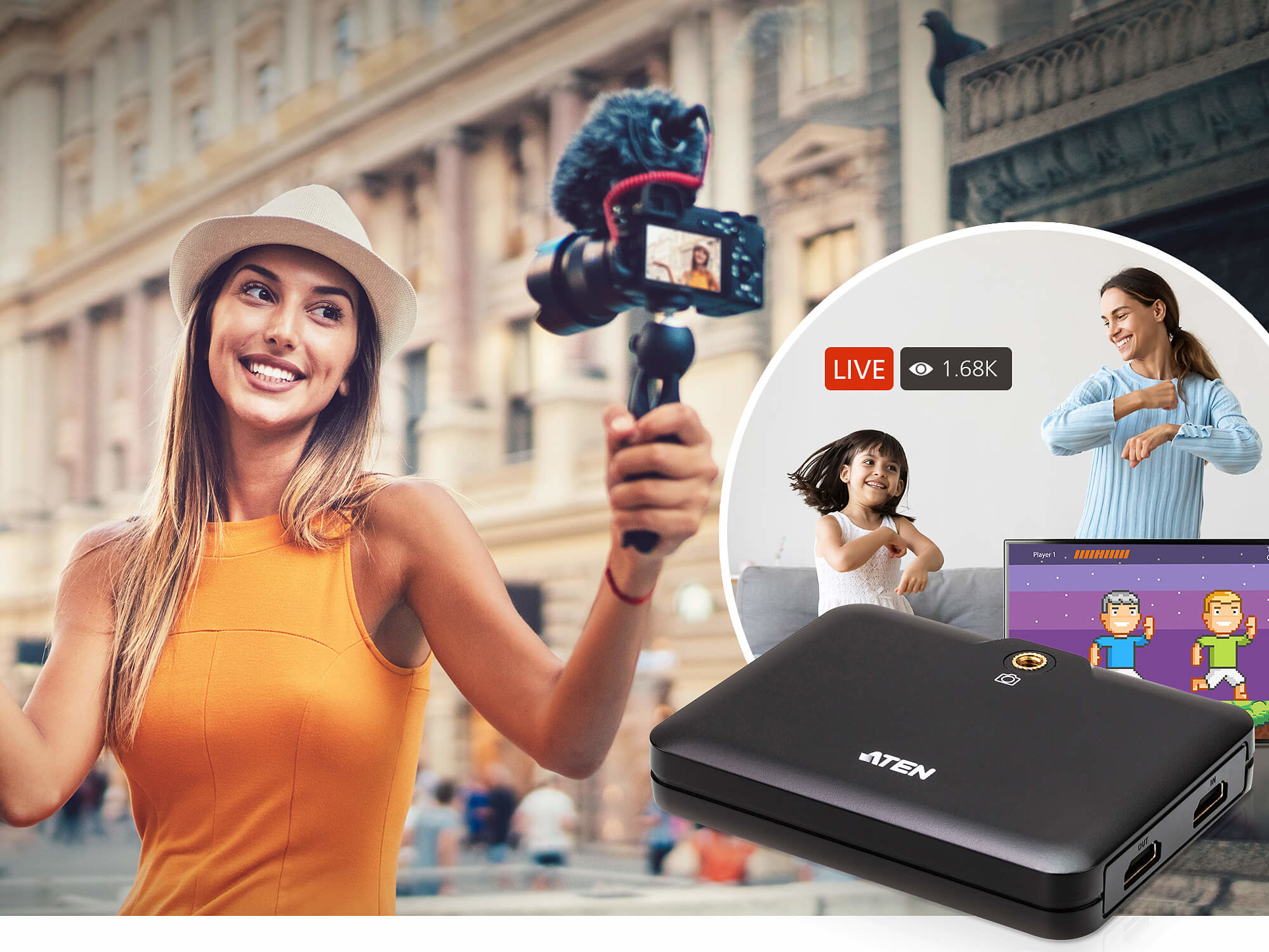 CAMLIVE Plus (HDMI to USB-C UVC Video Capture with PD 3.0 and Power Pass-Through)