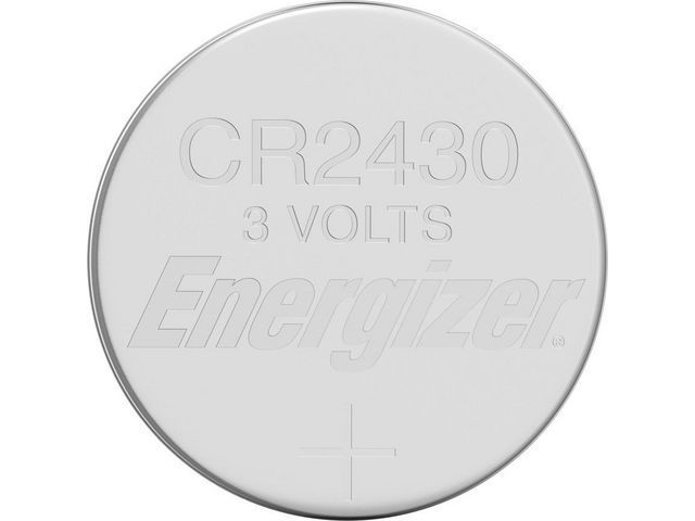CR2430 Knoopcel Batterij, diameter 24 mm, 3 V